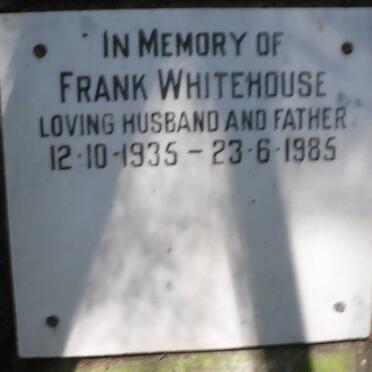WHITEHOUSE Frank 1935-1985