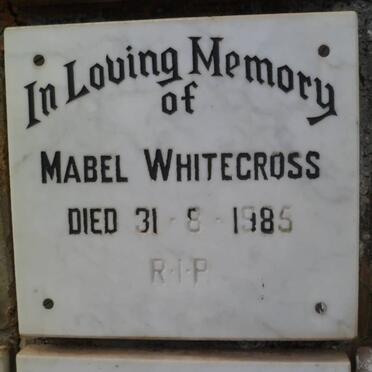 WHITECROSS Mabel -1985