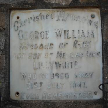 WHITE George William -1947