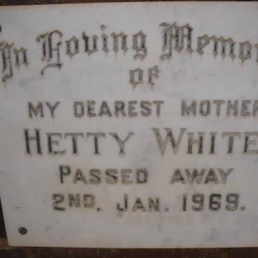 WHITE Hetty -1969