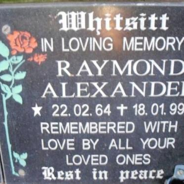 WHITSITT Raymond Alexander 1964-1999