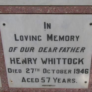 WHITTOCK Henry -1946 