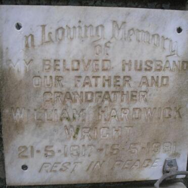 WRIGHT William Hardwick 1917-1981