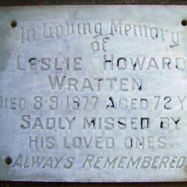 WRATTEN Leslie Howard -1977