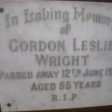 WRIGHT Gordon Leslie -1963