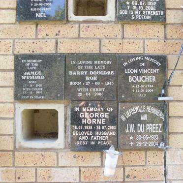 BOUCHER :: HORNE :: KOK :: DU PREEZ :: WYCOMB