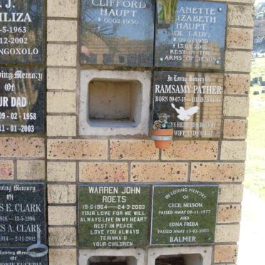 BALMER :: HAUPT :: PATHER :: ROETS