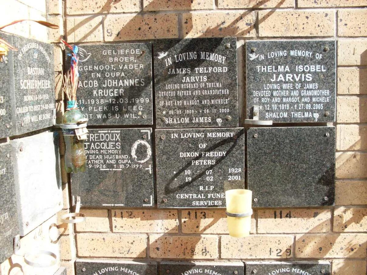 JARVIS :: KRUGER :: PETERS :: TREDOUX