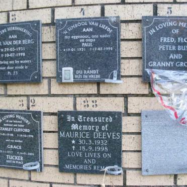 BERG, van der :: BUYS :: GROBLER :: DU RANDT