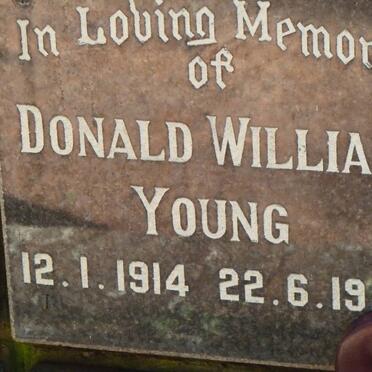 YOUNG Donald William 1914-1992