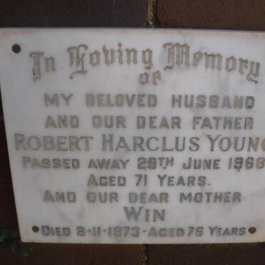 YOUNG Robert Harclus -1968 &amp; Win -1973