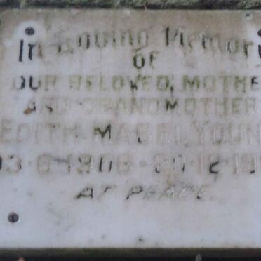 YOUNG Edith Mabel 1906-1982