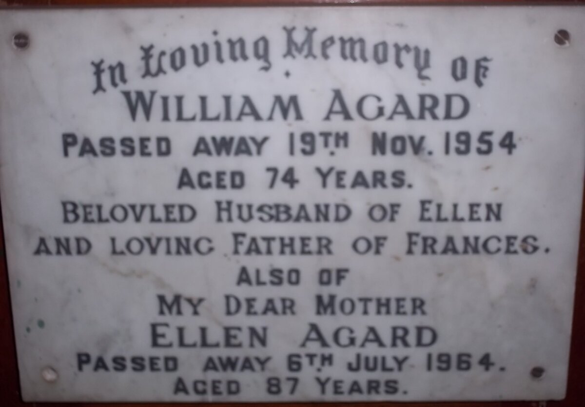 AGARD William -1954 &amp; Ellen -1964