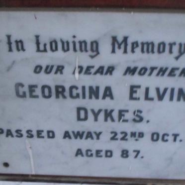DYKES Georgina Elvina -1954