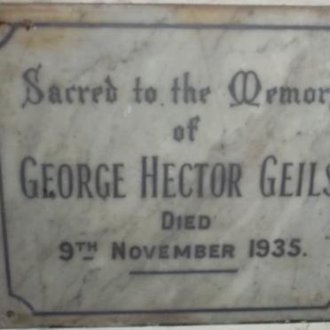GEILS George Hector -1935
