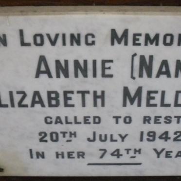 MELDRUM Annie Elizabeth -1942