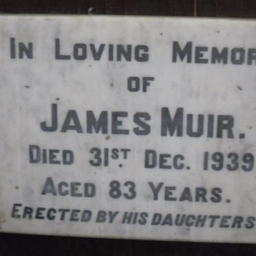 MUIR James -1939