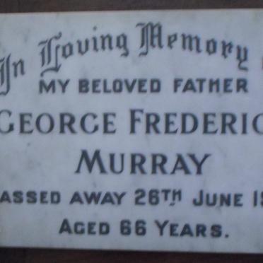 MURRAY George Frederick -1951