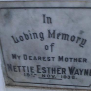 WAYNE Nettie Esther -1936