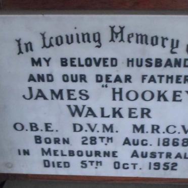 WALKER James 1868-1952