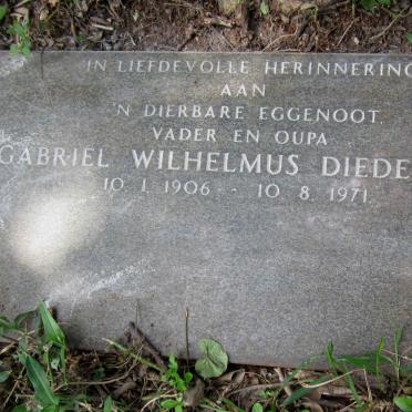 DIEDERICKS Gabriel Wilhelmus 1906-1971