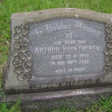 DICKENS Arthur John -1958