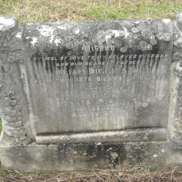 DIGGINS William 1876-1938 &amp; Annie 1890-1962