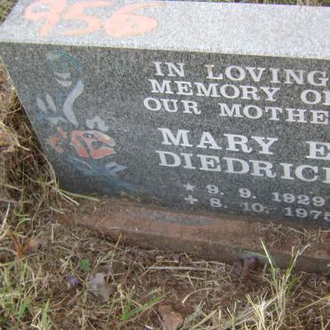 DIEDRICK Mary E. 1929-1975