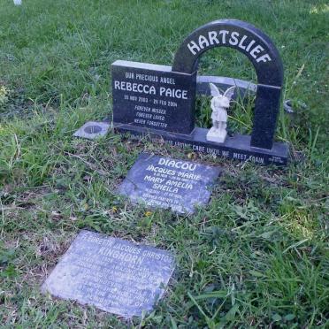 DIACOU Jacques Marie 1924-1987 &amp; Mary Amelia Sheila 1931-1989