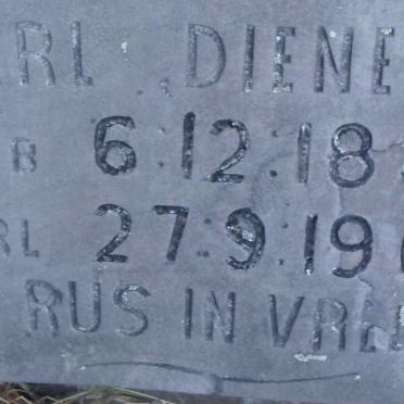 DIENER Carl 1888-1964 &amp; Emma 1899-1973 