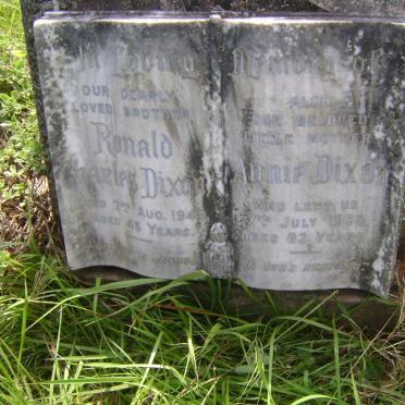 DIXON Annie -1952 :: DIXON Ronald Charles -1949