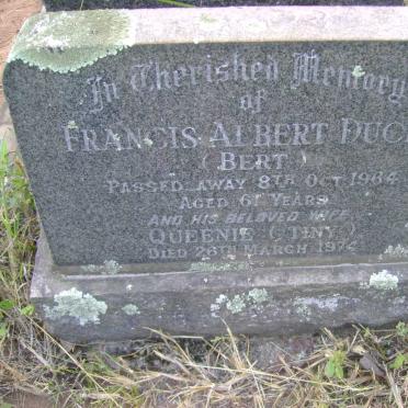 DUCIE Francis Albert -1964 &amp; Queenie -1974