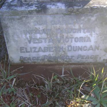 DUNCAN Vesta Victoria Elizabeth 1943-1943