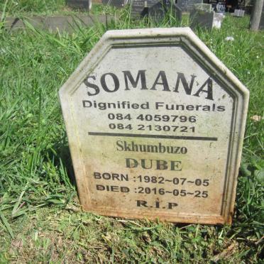 DUBE Skhumbuzo 1982-2016