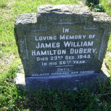 DUBERY James William Hamilton  -1949