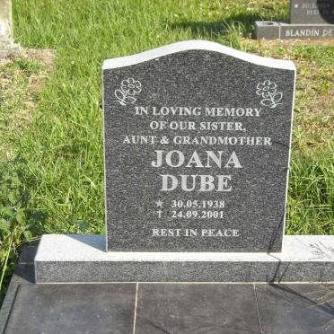 DUBE Joana 1938-2001