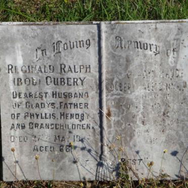 DUBERY Reginald Ralph