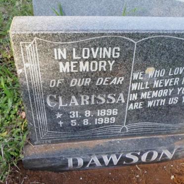 DAWSON Clarissa 1896-1989