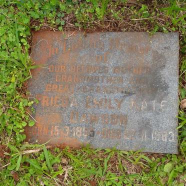 DAWSON Frieda Emily Kate 1885-1983