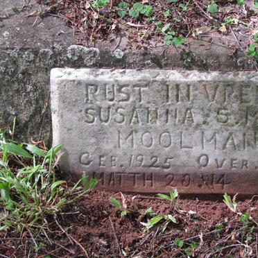 DAVIS Ellen -1936 :: MOOLMAN Susanna S.M. 1925-1935