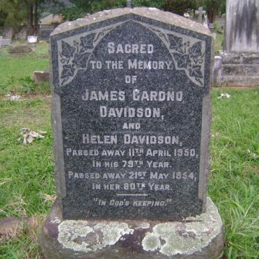 DAVIDSON James Cardno -1950 &amp; Helen -1954