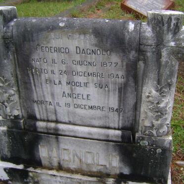 DAGNOLO Federico 1877-1944 &amp; Angele -1947