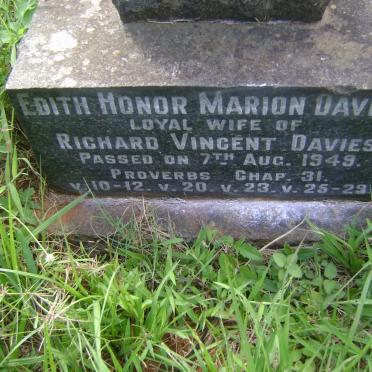 DAVIES Edith Honor Marion -1949