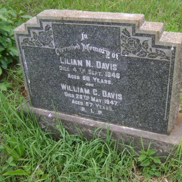 DAVIS William G. 1947 &amp; Lilian N. -1946