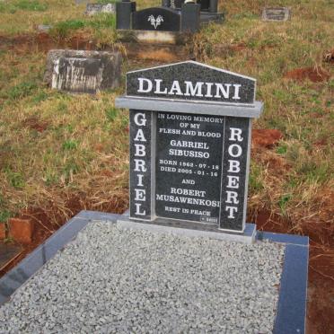 DLAMINI Gabriel Sibusiso 1962-2005 :: DLAMINI Robert Musawenkosi -1994