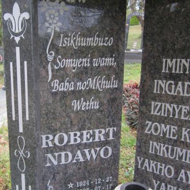 DLODLO Robert Ndawo 1924-2007