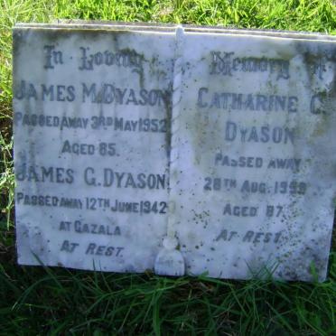 DYASON James M. -1952 :: DYASON James G. -1942 :: DYASON Catharine C. -1959