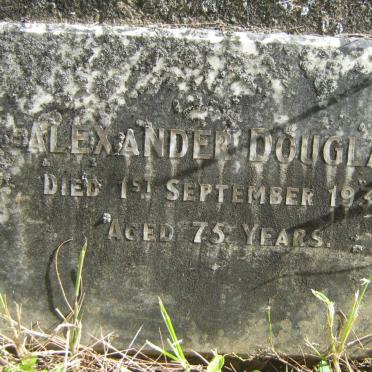 DOUGLAS Alexander -1937