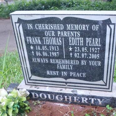 DOUGHERTY Frank Thomas 1913-1987 &amp; Edith Pearl 1927-2005
