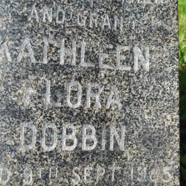 DOBBIN Kathleen Flora -1985